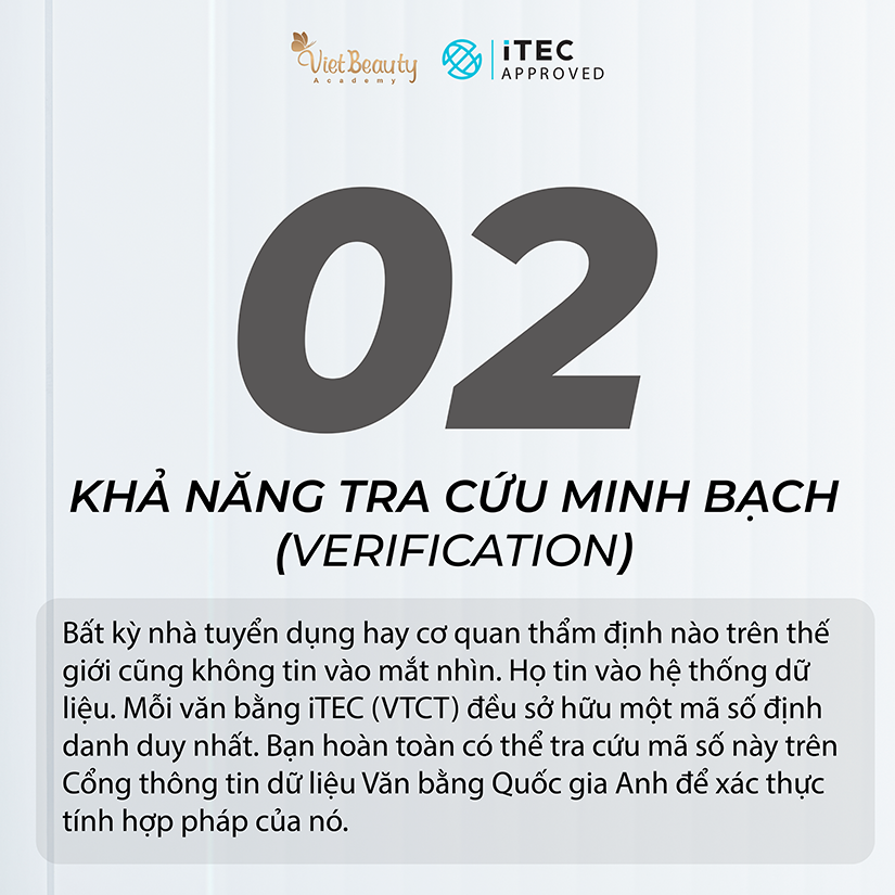 Cách Xác Thực Một Văn Bằng Thẩm Mỹ Quốc Tế Chuẩn Chỉnh | VietBeauty Academy