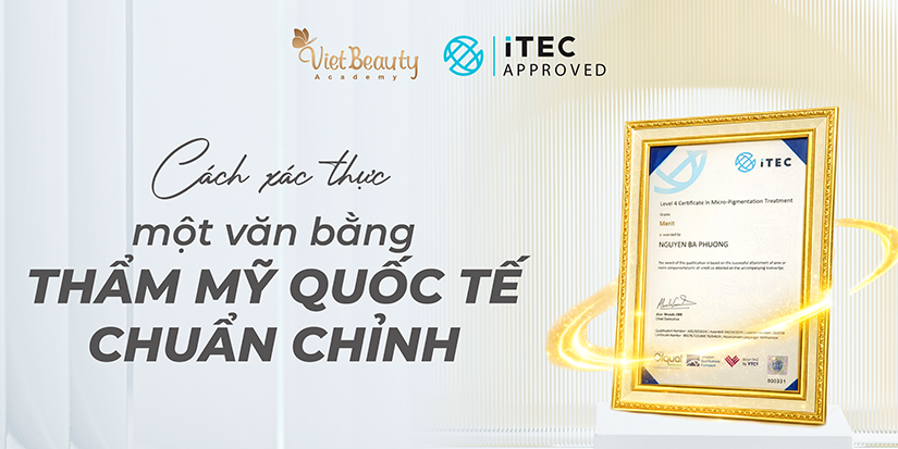 Cách Xác Thực Một Văn Bằng Thẩm Mỹ Quốc Tế Chuẩn Chỉnh | VietBeauty Academy
