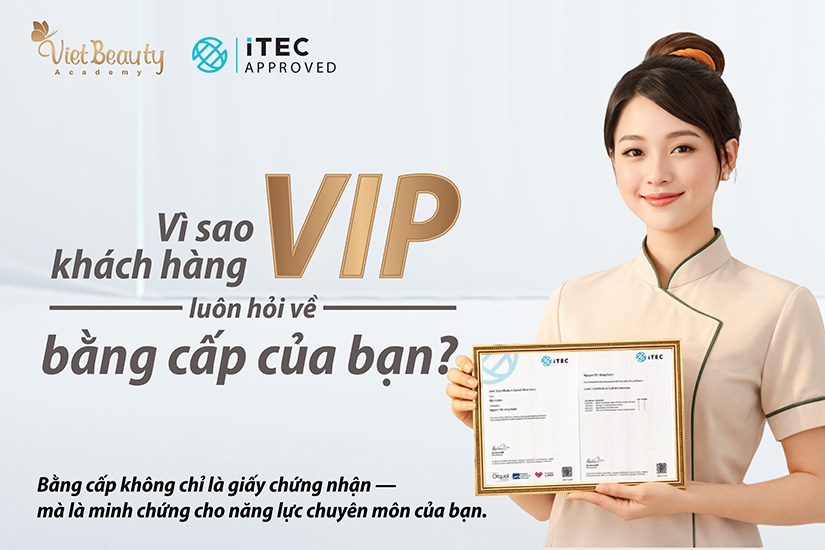 Nâng tầm thương hiệu cá nhân tại sao khách hàng vip cần xem bằng cấp của bạn | VietBeauty Aademy